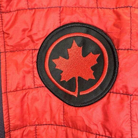 Patagonia Mens Size Small Nano Puff Hybrid Fleece Jacket Full Zip Red Purple - Picture 2 of 8